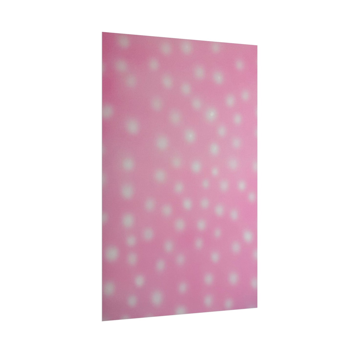 "strawberry swirl polka dot" airbrush rolled print