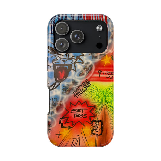 "tucson, arizona pt. 2" airbrush iPhone case