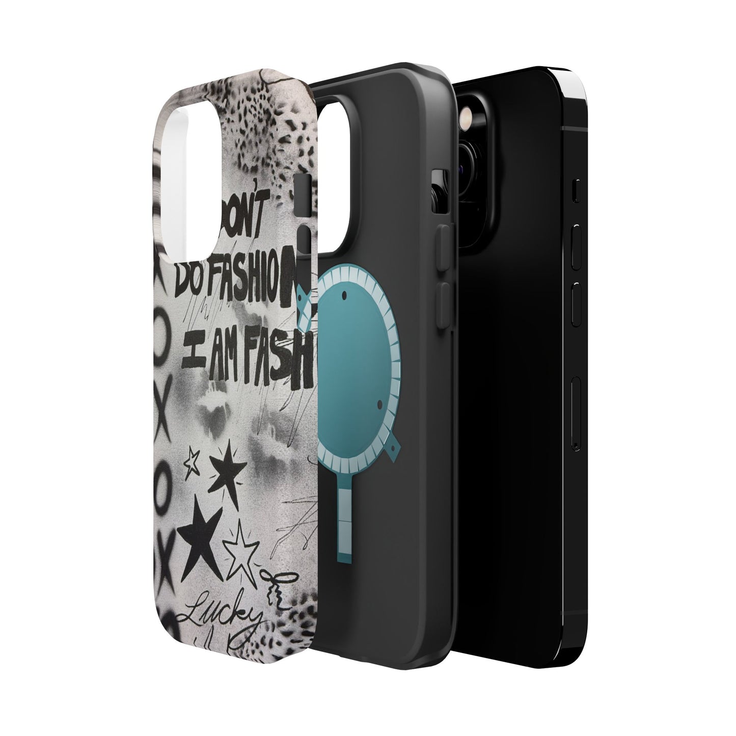MagSafe "i am fashion" airbrush iPhone case