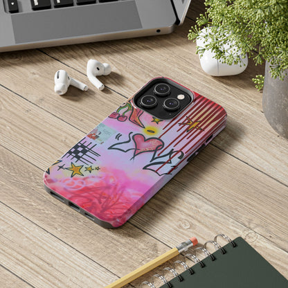 "cherry luvr" airbrush iPhone case