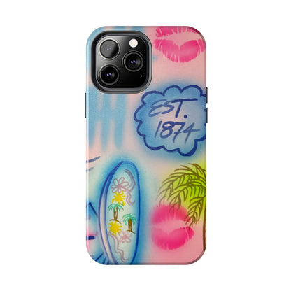 "in the wave" airbrush iPhone case