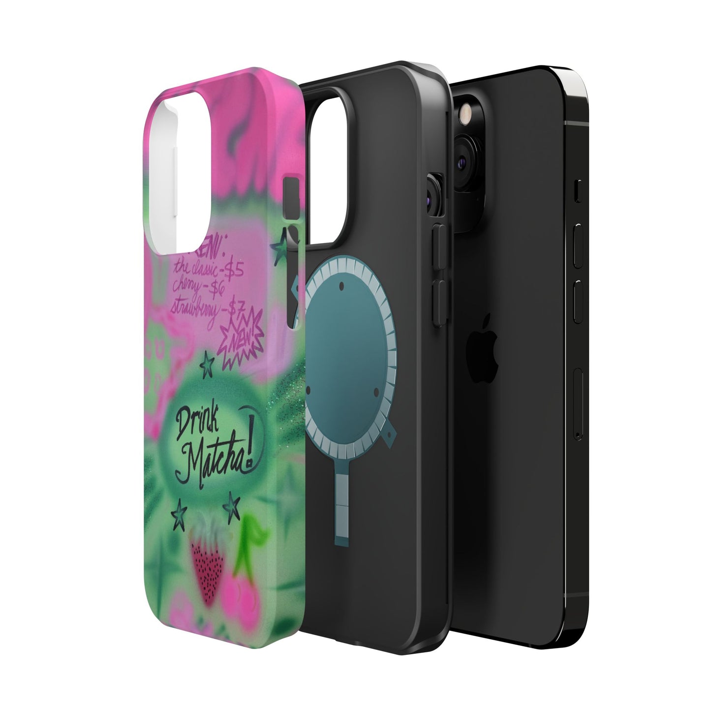 MagSafe "matcha!" airbrush iPhone case