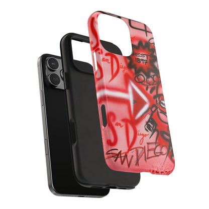 "san diego" airbrush iPhone case