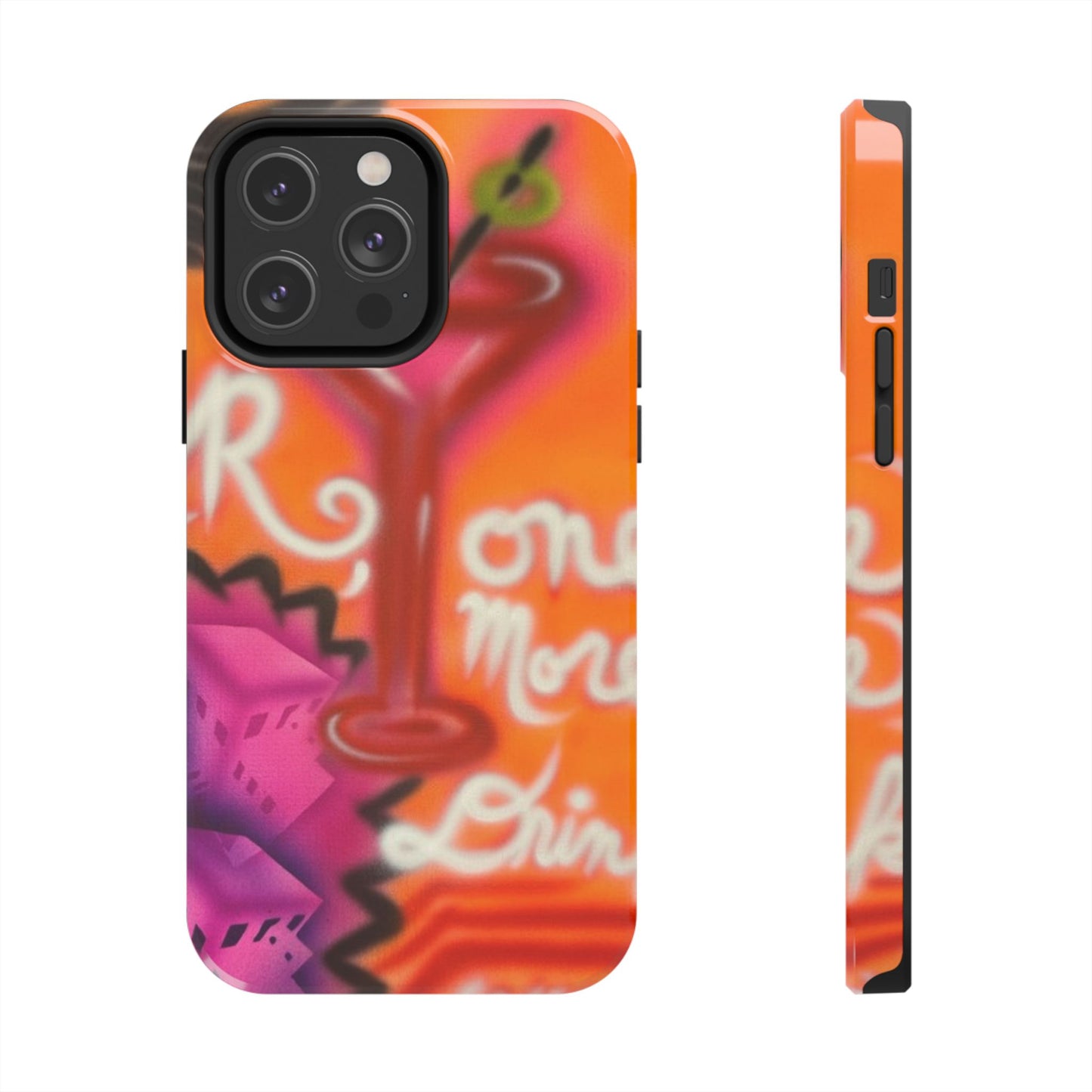 "one more drink!" airbrush iPhone case