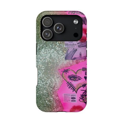 MagSafe "glitter gloss" airbrush iPhone case