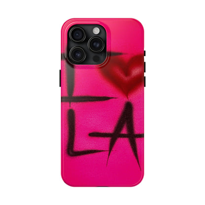 "I <3 LA" airbrush iPhone case