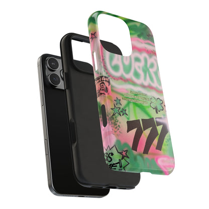 "so lucky" airbrush iPhone case