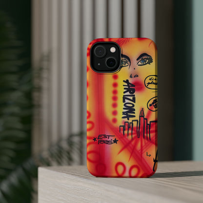 MagSafe "tempe, az" airbrush iPhone case
