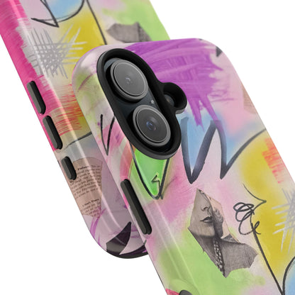 "pastel static" airbrush iPhone case
