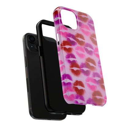 "mwah" airbrush iPhone case
