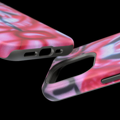 MagSafe "be happy, go lucky" Airbrush-iPhone-Hülle