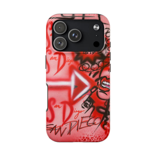 "san diego" airbrush iPhone case