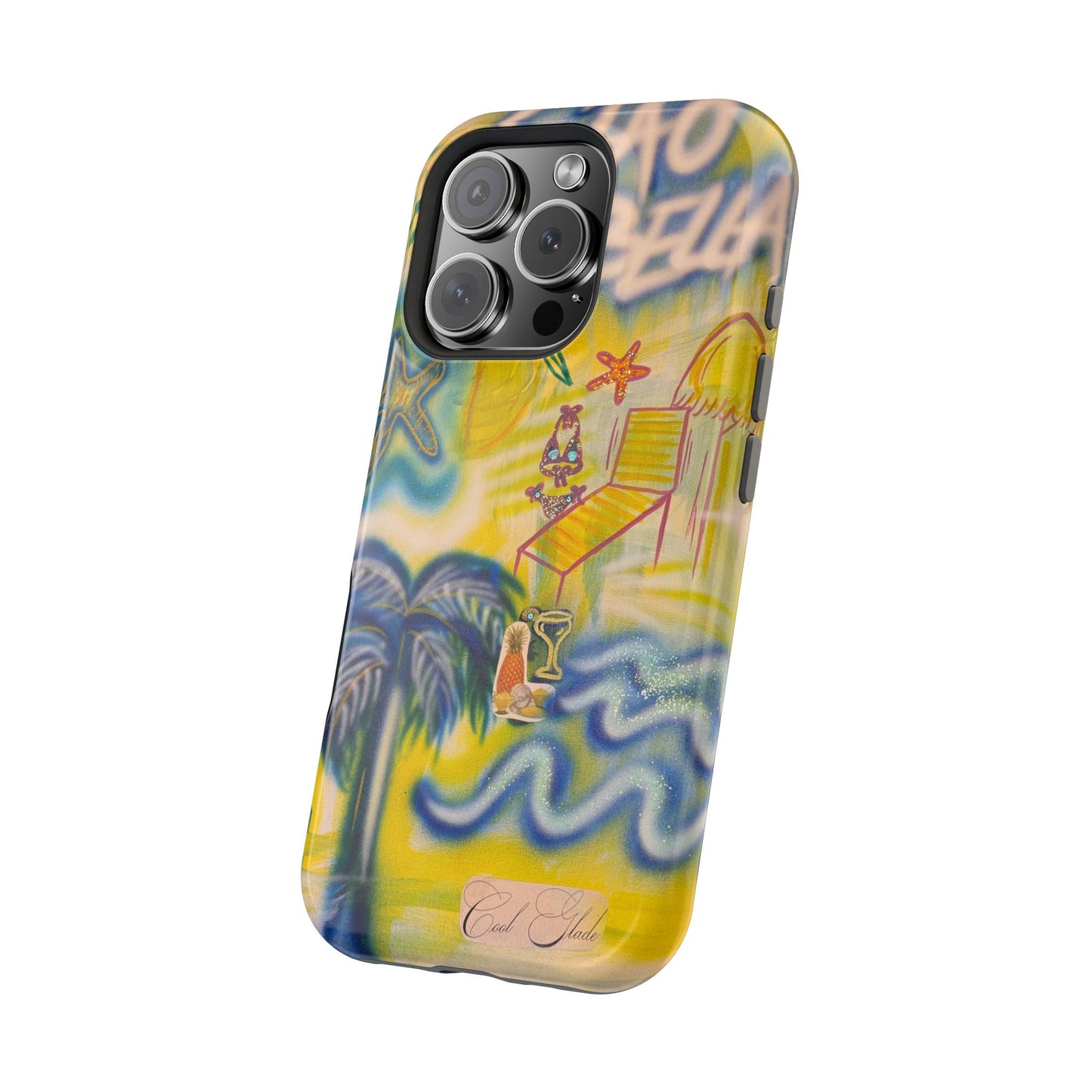 MagSafe "ciao bella" airbrush iPhone case