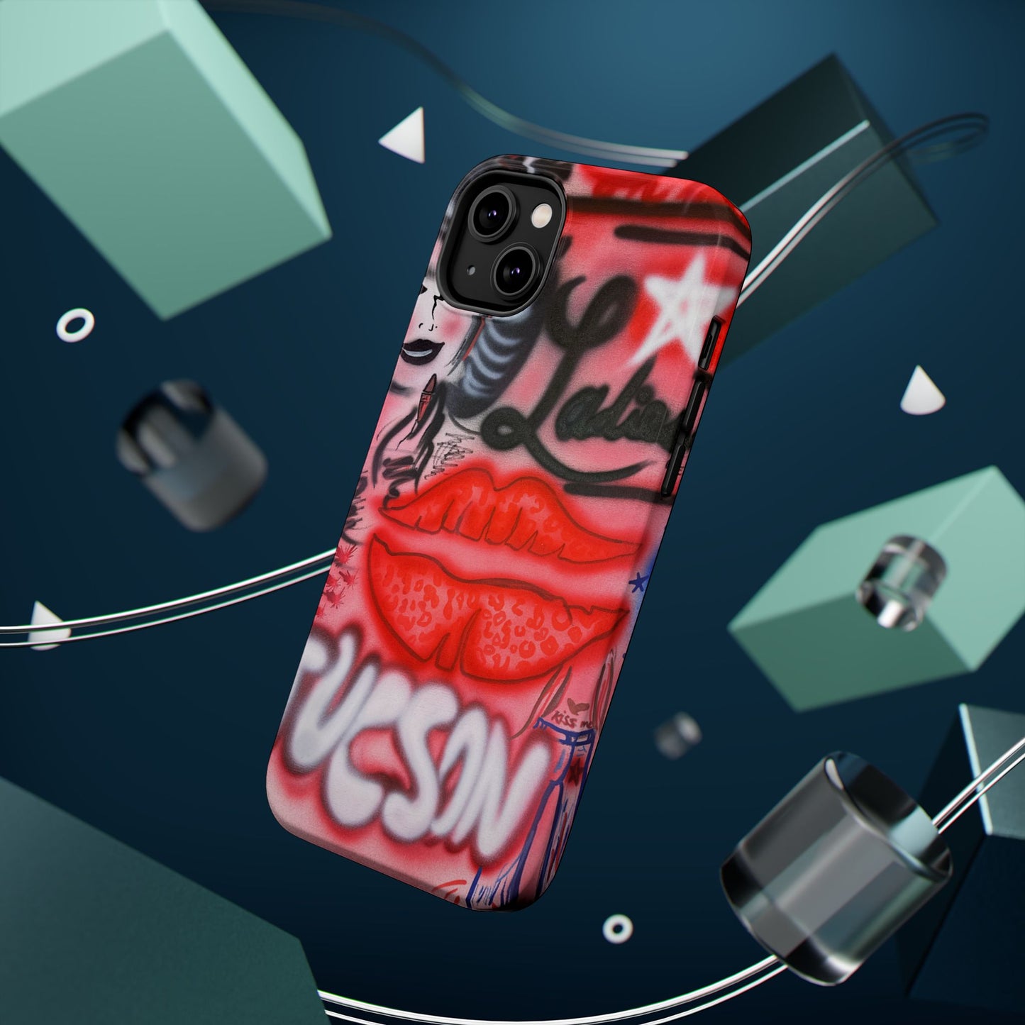MagSafe "tucson, az" airbrush iPhone case