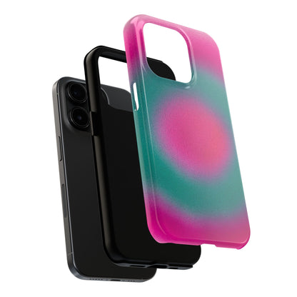 "watermelon swirl" aura airbrush iPhone case