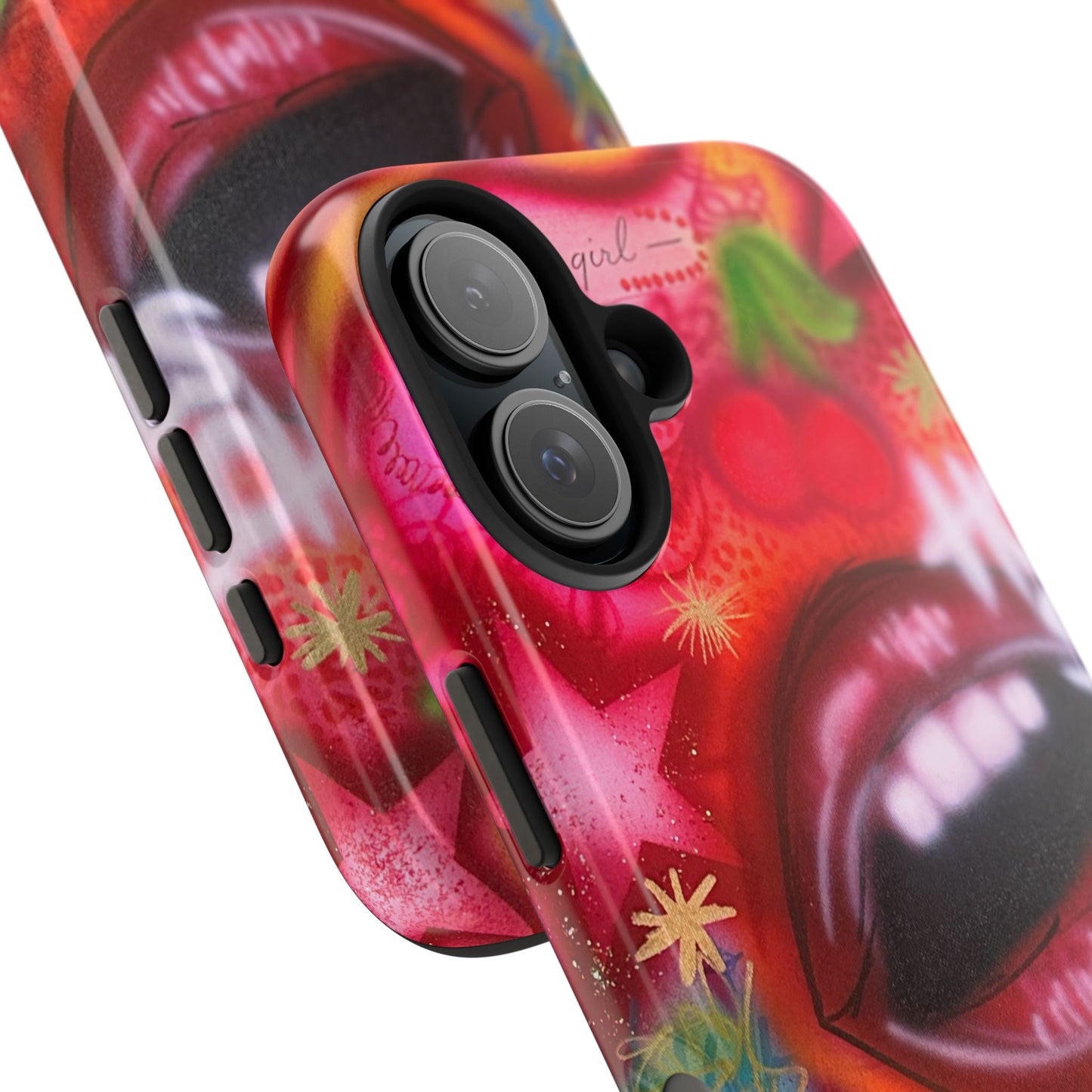 "hot stuff" airbrush iPhone case
