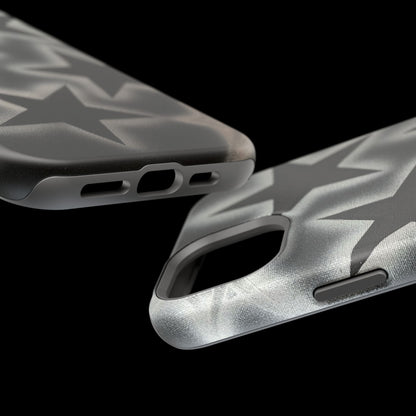 MagSafe "chrome stars" airbrush iPhone case