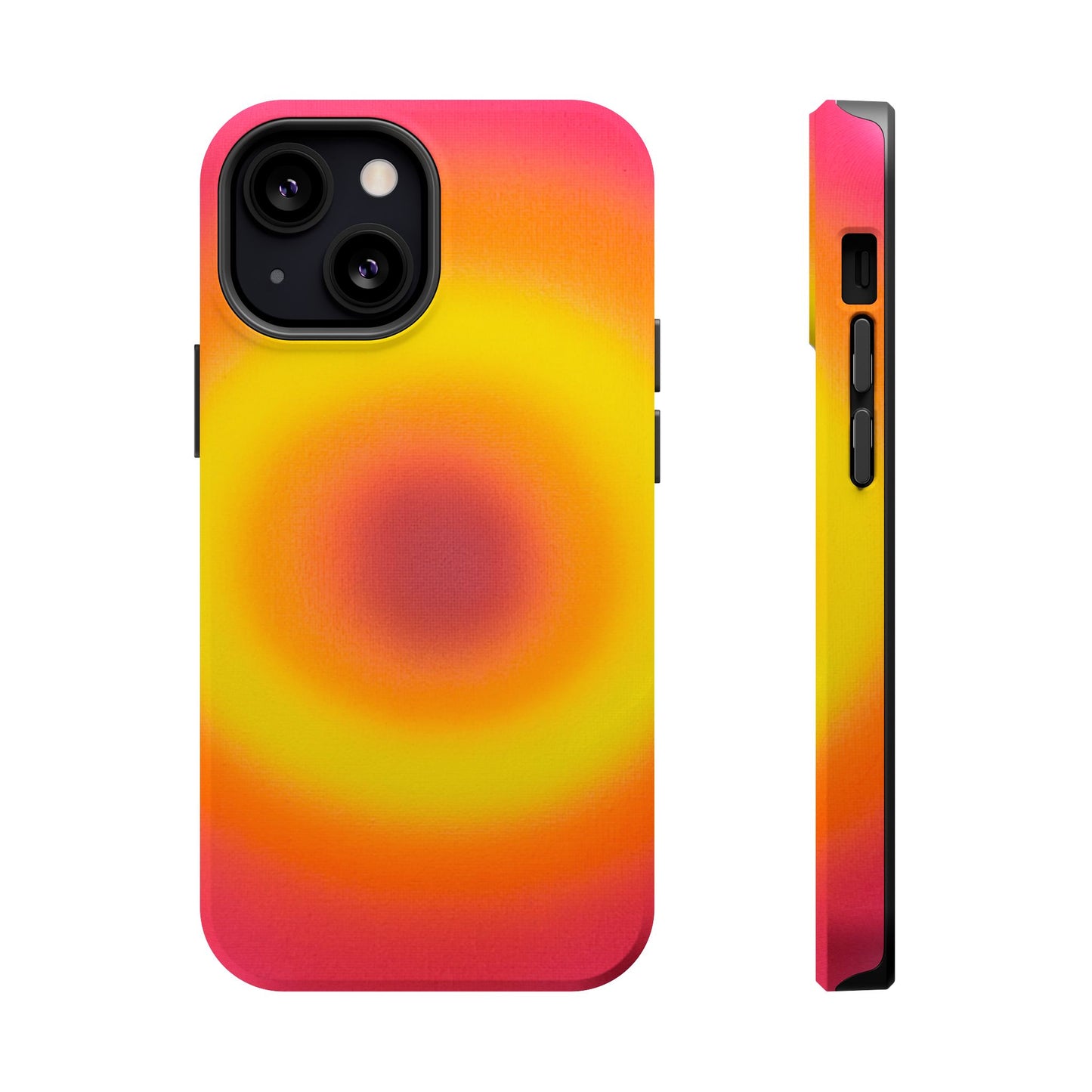 MagSafe "Pink Lemonade Aura" Airbrush iPhone Case