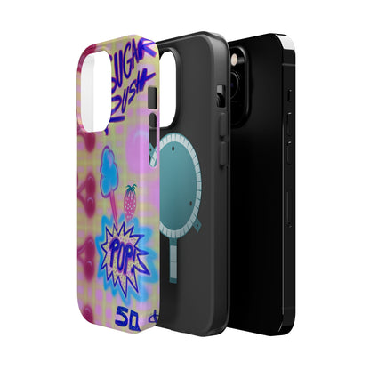 MagSafe "sugar rush" airbrush iPhone case