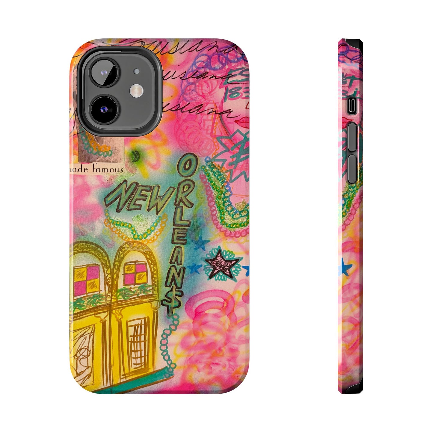 "new orleans, la" airbrush iPhone case