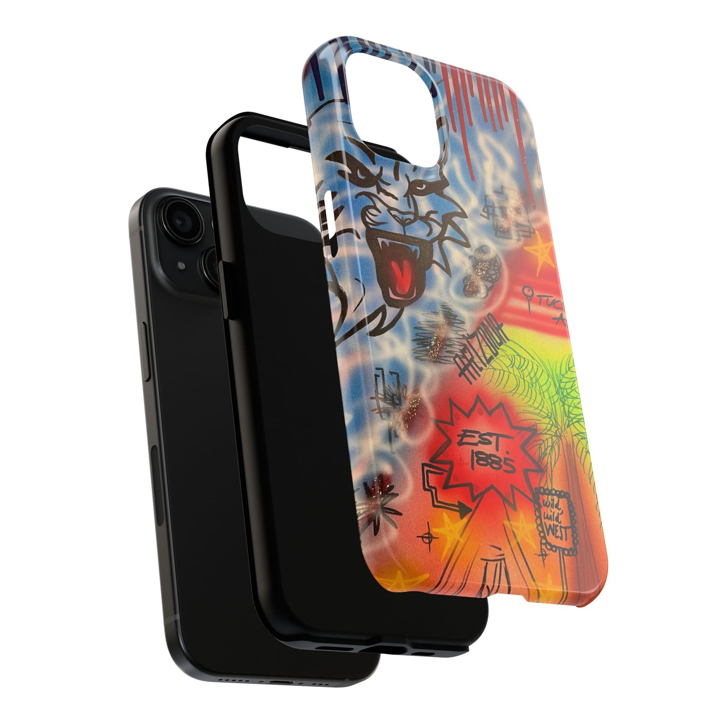 "tucson, arizona pt. 2" airbrush iPhone case