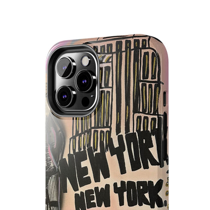 "new york, new york!" airbrush iPhone case