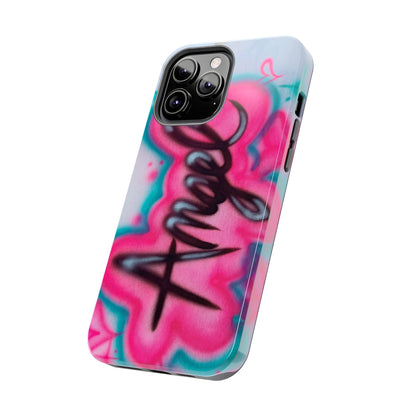 "angel" airbrush iPhone case