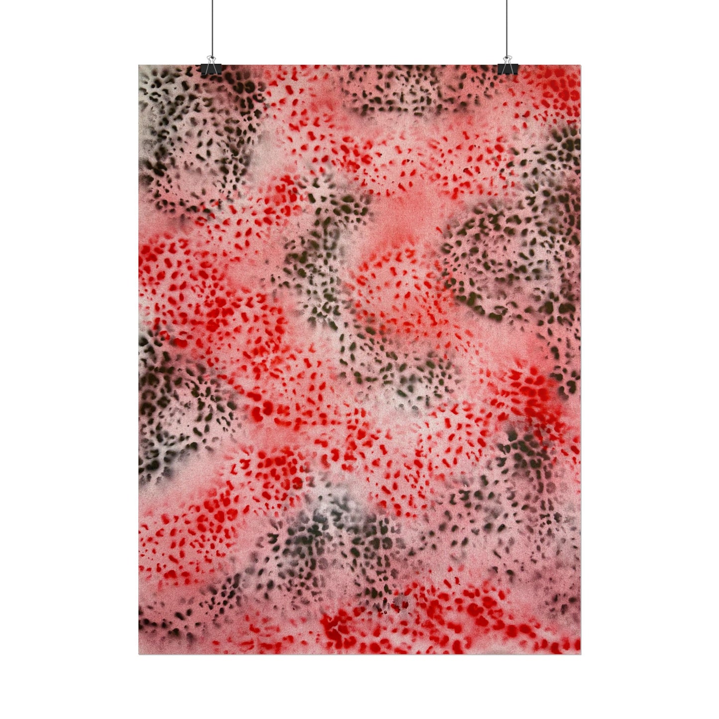 "red cheetah" airbrush rolled print