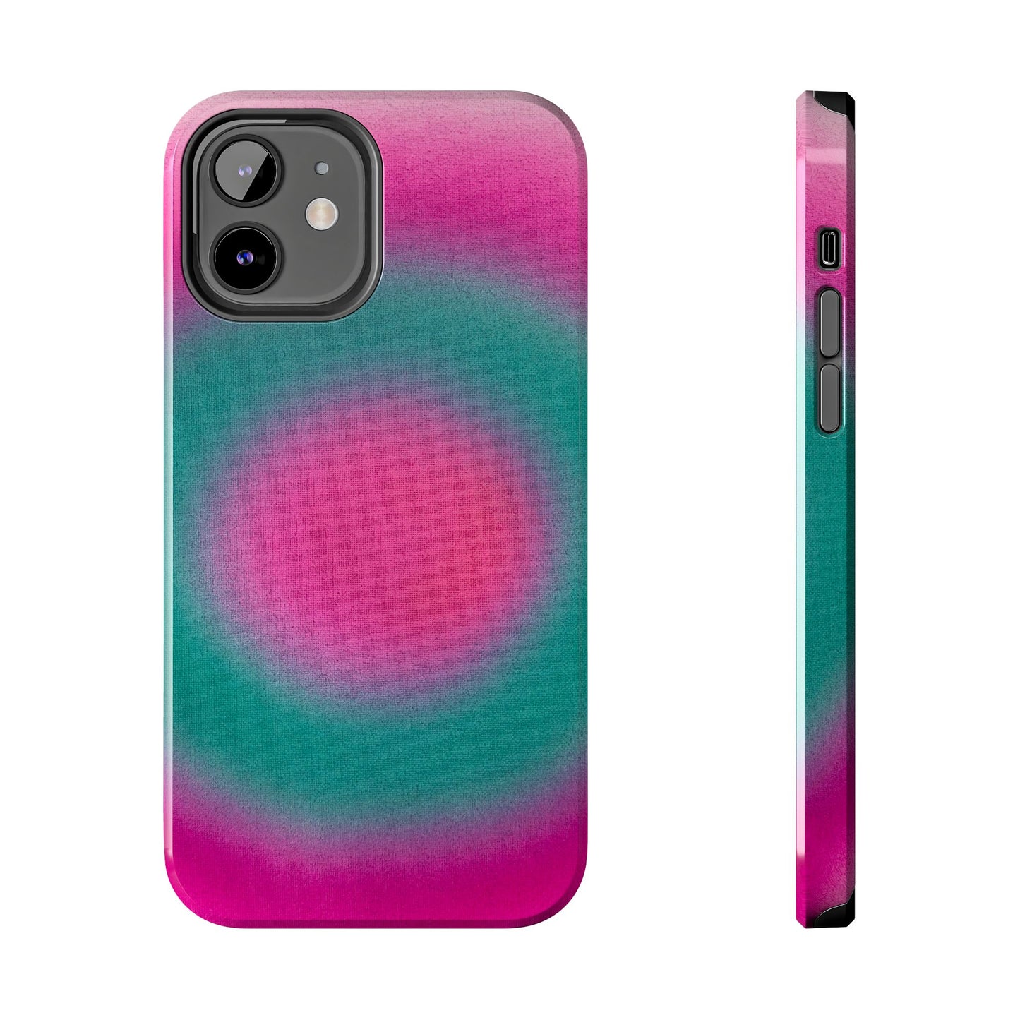 "watermelon swirl" aura airbrush iPhone case