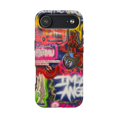 "im an angel" airbrush iPhone case