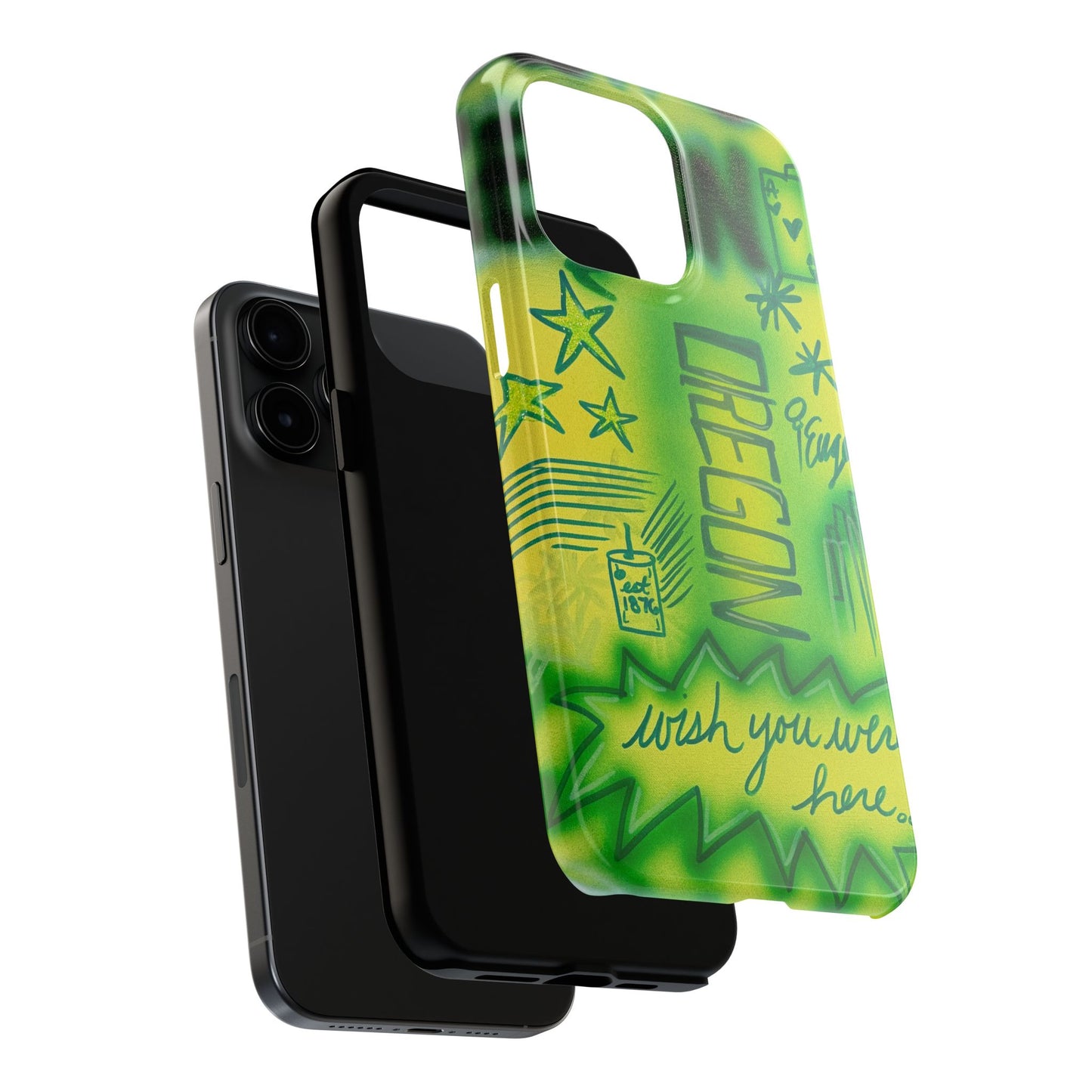 "oregon" airbrush iPhone case