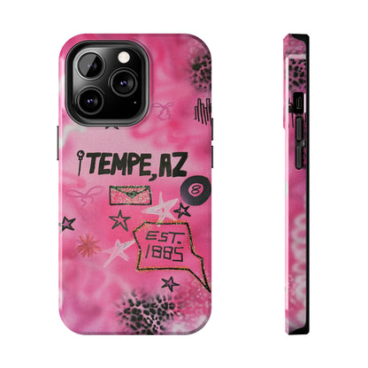 "tempe, az pt. 2" airbrush iPhone case