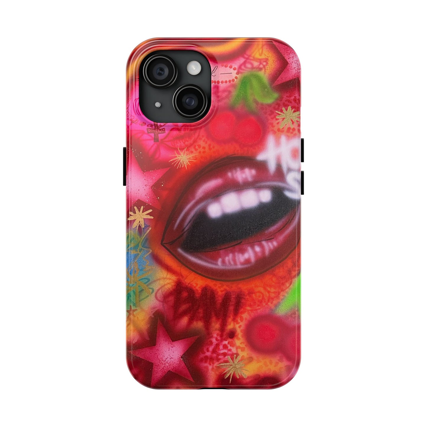"hot stuff" airbrush iPhone case