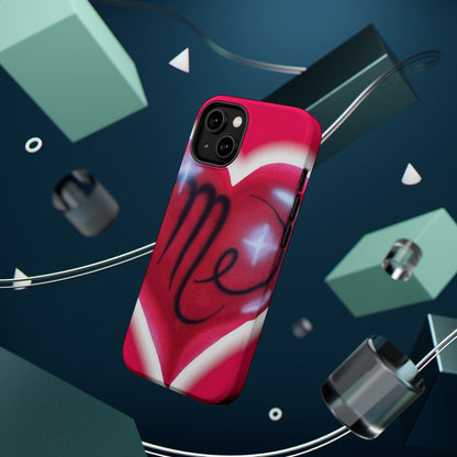 MagSafe "i <3 me" Airbrush iPhone Hülle