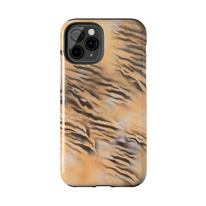 neutral tiger airbrush iPhone case