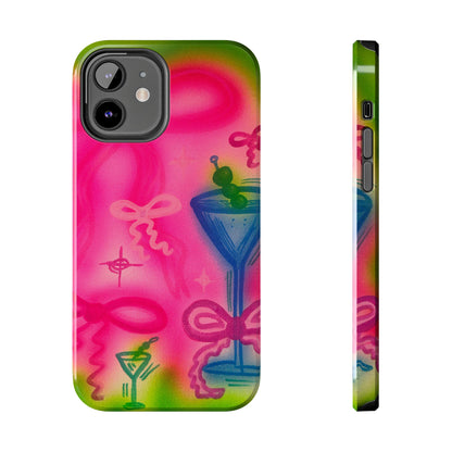 "bow martini" airbrush iPhone case
