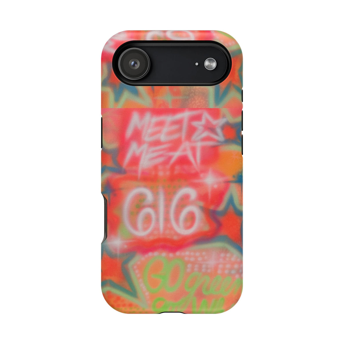 MagSafe custom @msualphaphi airbrush iPhone case