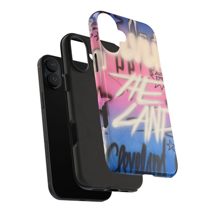 "cleveland" airbrush iPhone case
