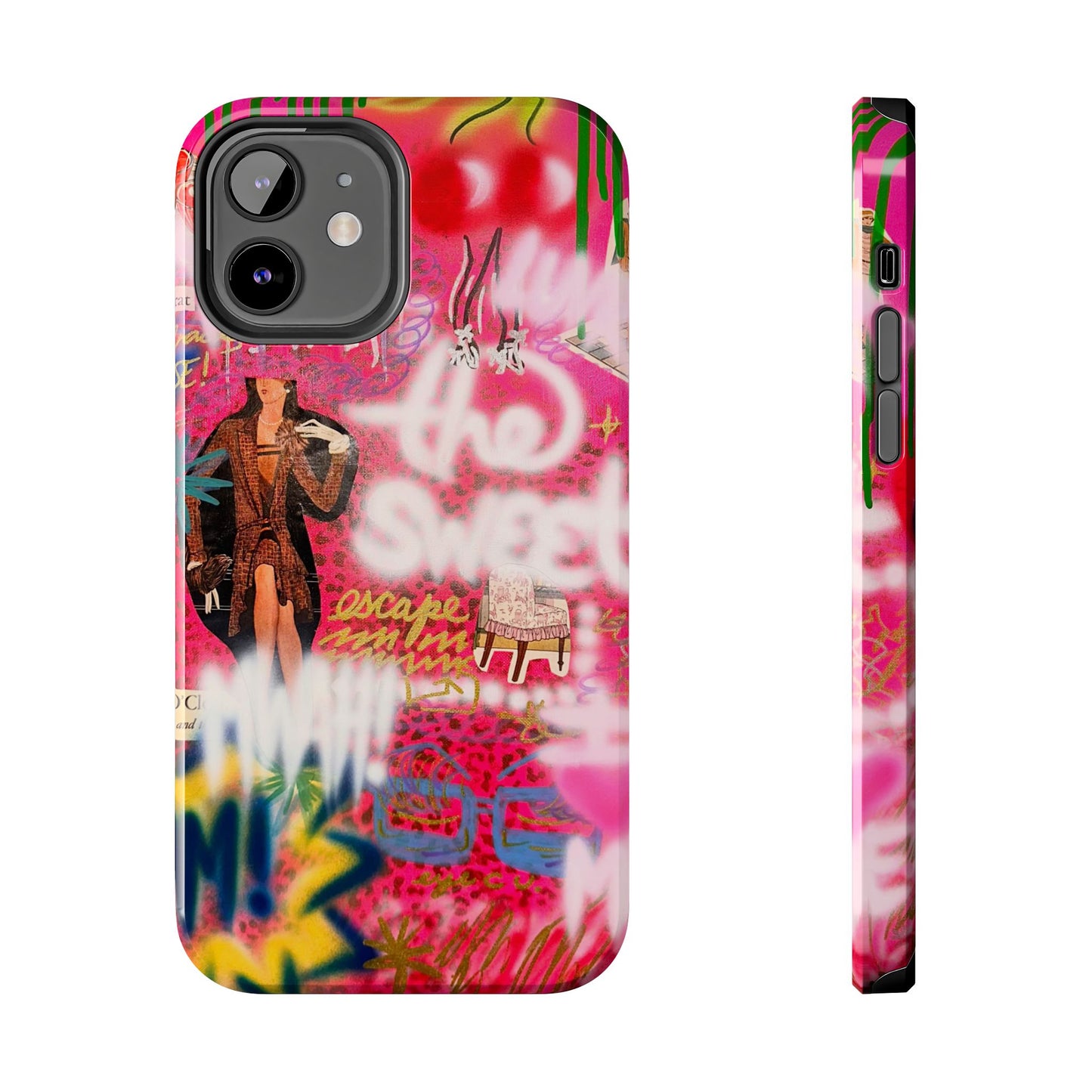 "sweet escape" airbrush iPhone case
