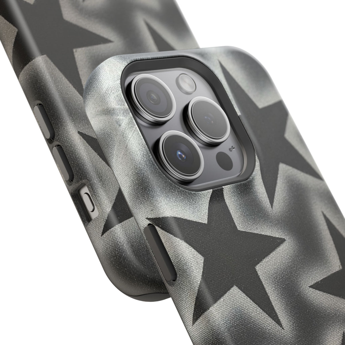 MagSafe "chrome stars" airbrush iPhone case