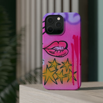 MagSafe "star drip" airbrush iPhone case