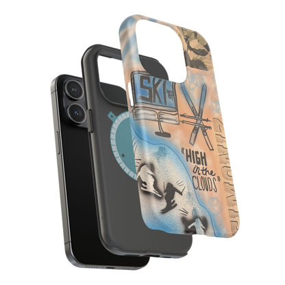 MagSafe „high in the clouds“ Airbrush iPhone Hülle