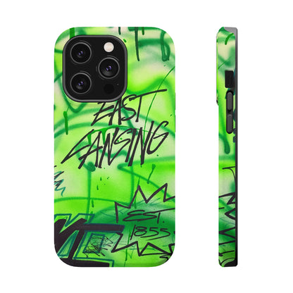 MagSafe "east lansing, mi" airbrush iPhone case