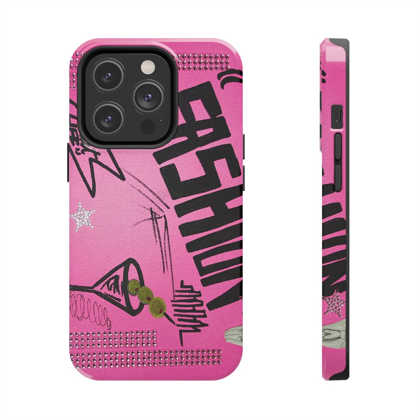 "high fashion pt. 2" airbrush iPhone case