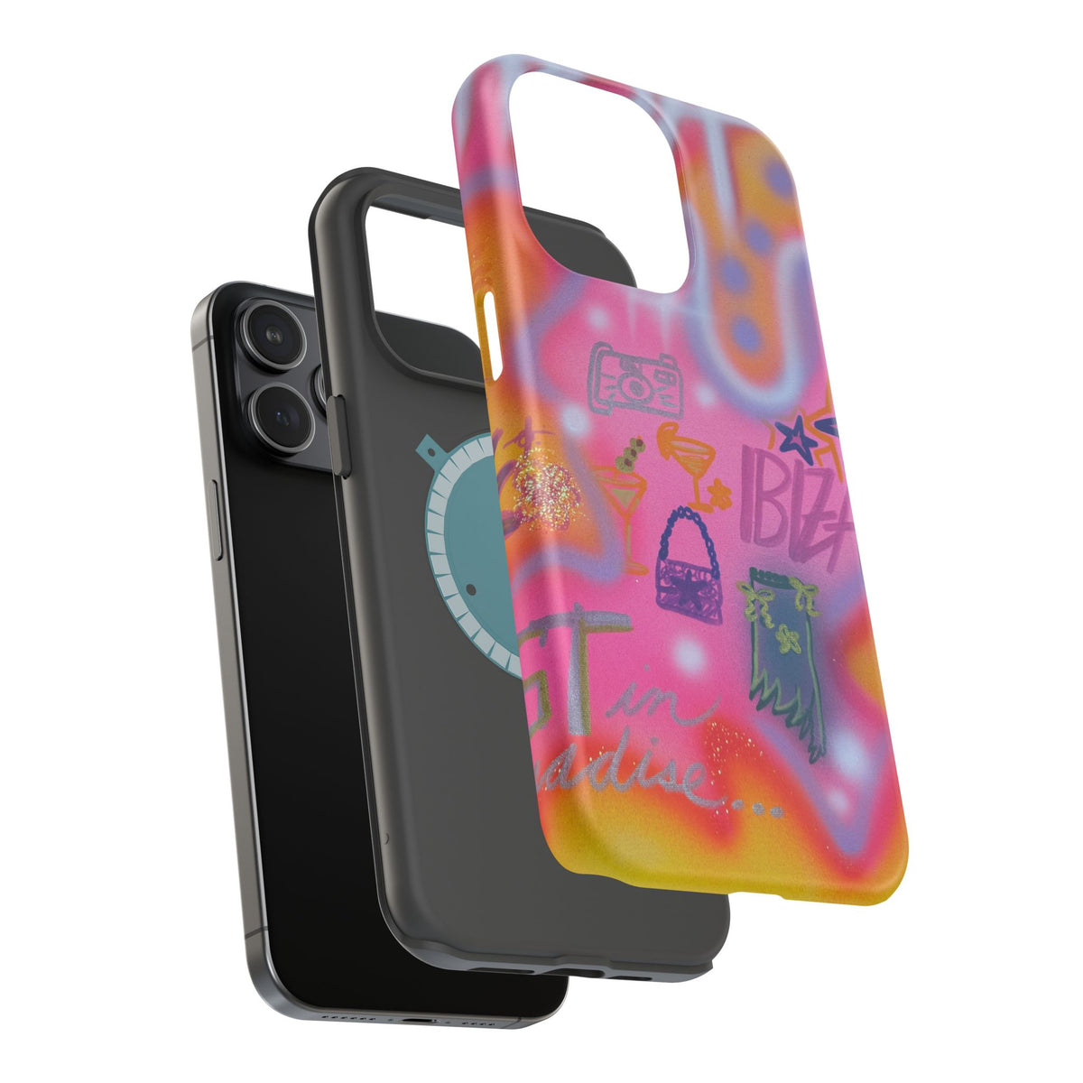 MagSafe „Ibiza“ Airbrush iPhone-Hülle