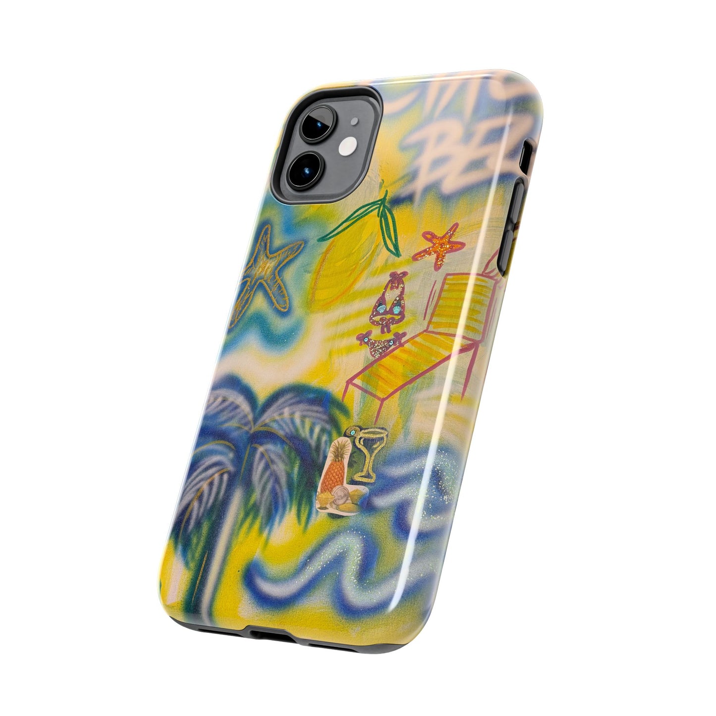 "ciao bella" airbrush iPhone case