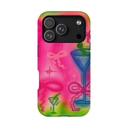 MagSafe „Bow Martini“ Airbrush-iPhone-Hülle