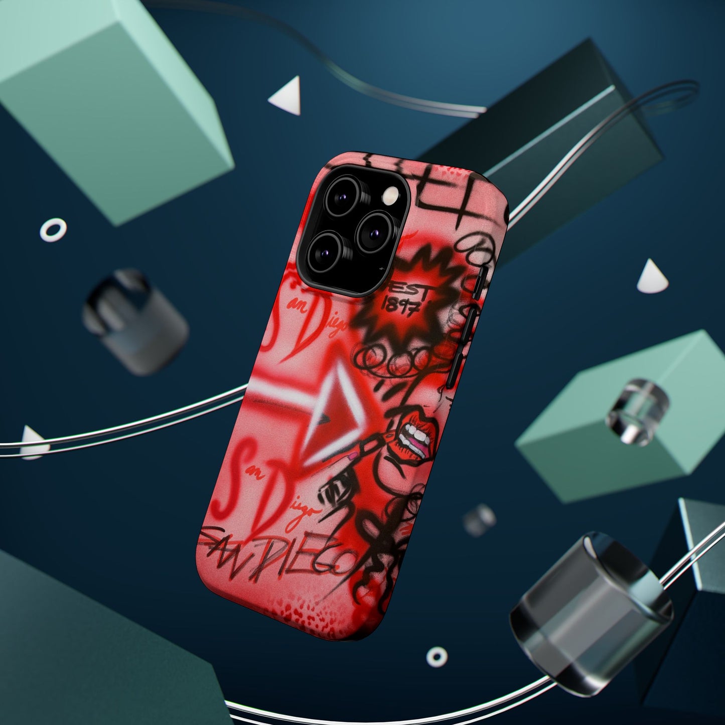 MagSafe "San Diego" Airbrush iPhone-Hülle