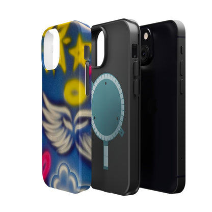 MagSafe "celestial halo" airbrush iPhone case