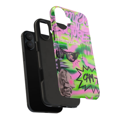 "green camo" airbrush iPhone case